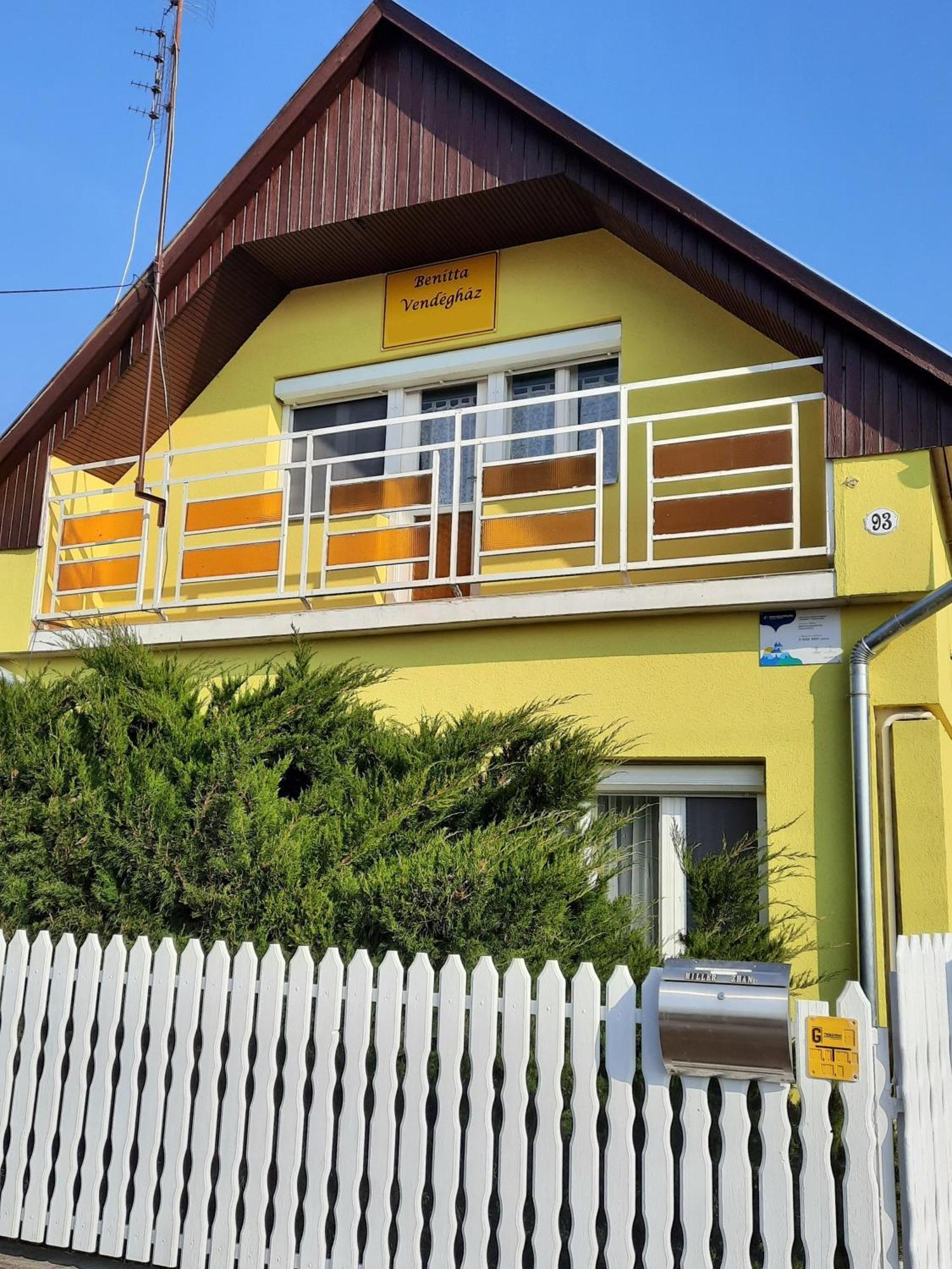 Benitta Vendégház Apartamento Hajdúszoboszló Exterior foto